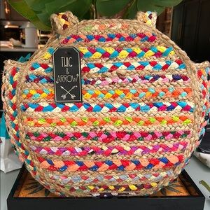 Vibrant Multicolor Woven Bag